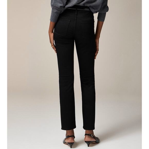 J.Crew 2003 Petite Slim Jean SZ 24P Black Classic Mid-Rise Super Stretch Zip Fly - Picture 2 of 8